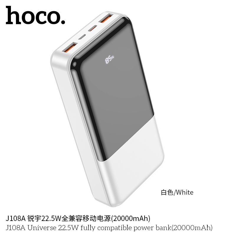 Hoco J108A Universe 22.5W fully compatible power bank(20000mAh) 