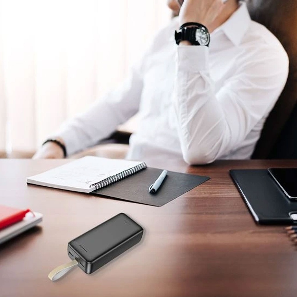 Hoco J111B PowerBank 30000mAh, 2x USB, USB-C, Micro-USB, PD30W, s LED