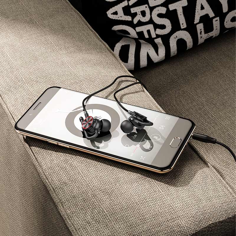

Hoco Wired earphones 3.5mm “M84 Perfection” with mic