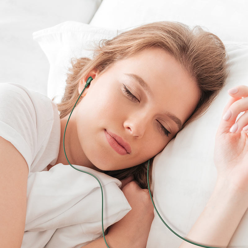 Hoco Wired earphones 3.5mm “M89 Comfortable” with mic