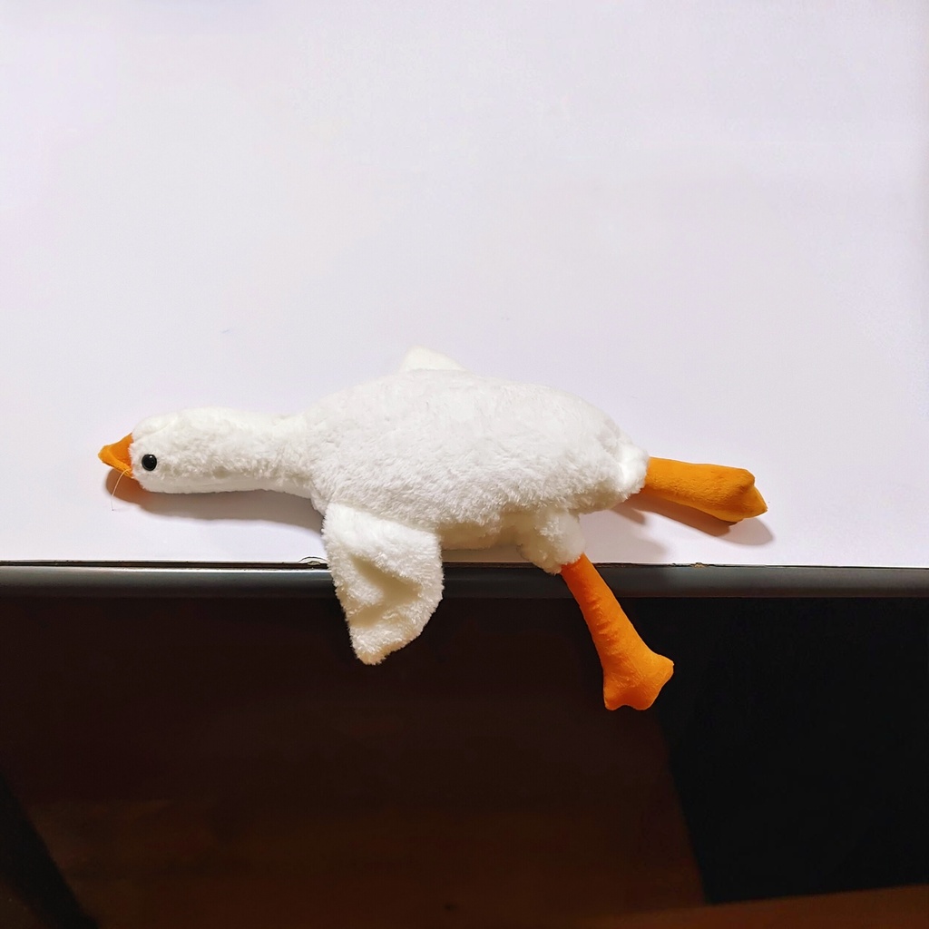 Goose-shaped Hugging Pillow Toy  for kids (18 x 6 inc)
