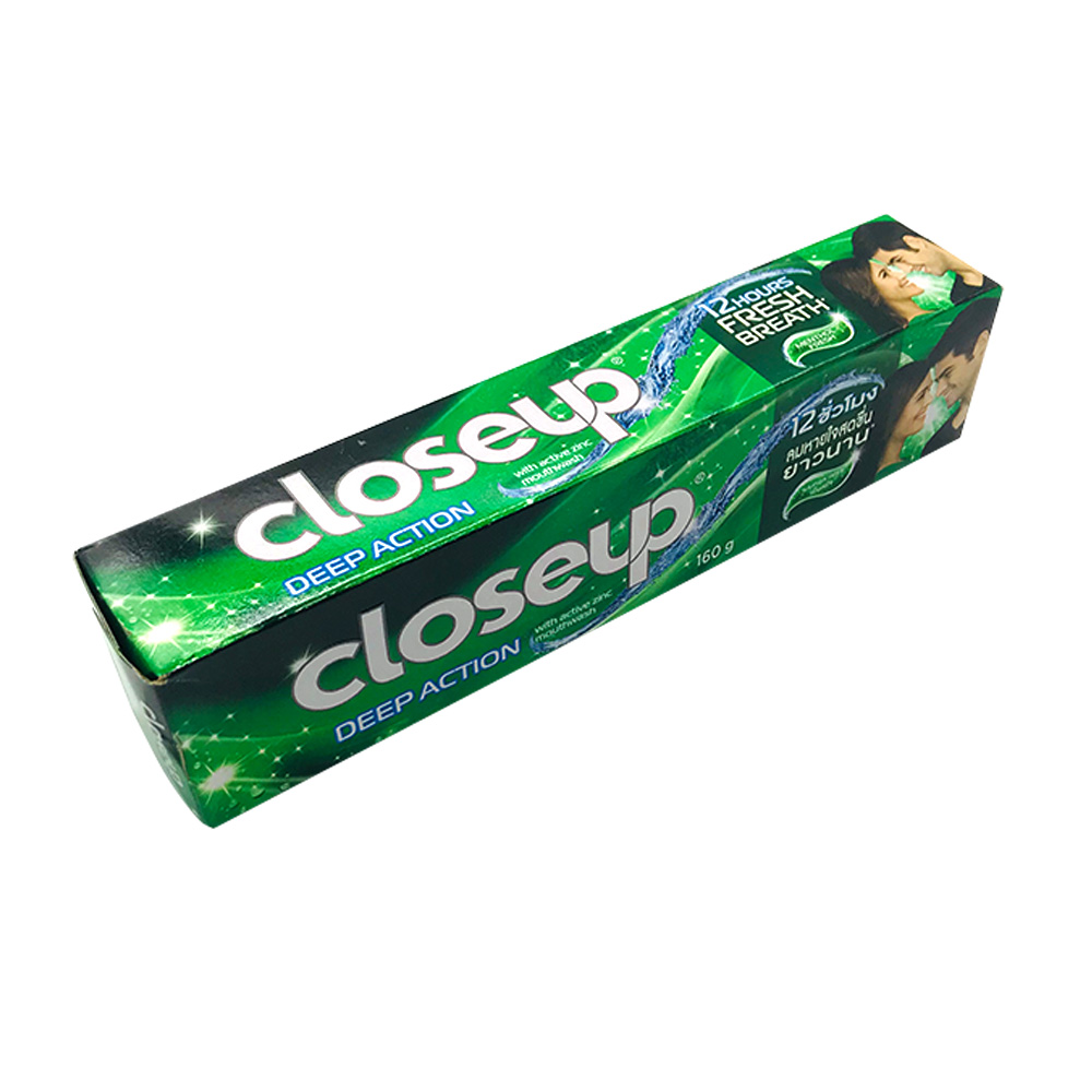 [BSPHYTPCUMDA160G] Close Up Toothpaste Menthol Deep Action (160g)