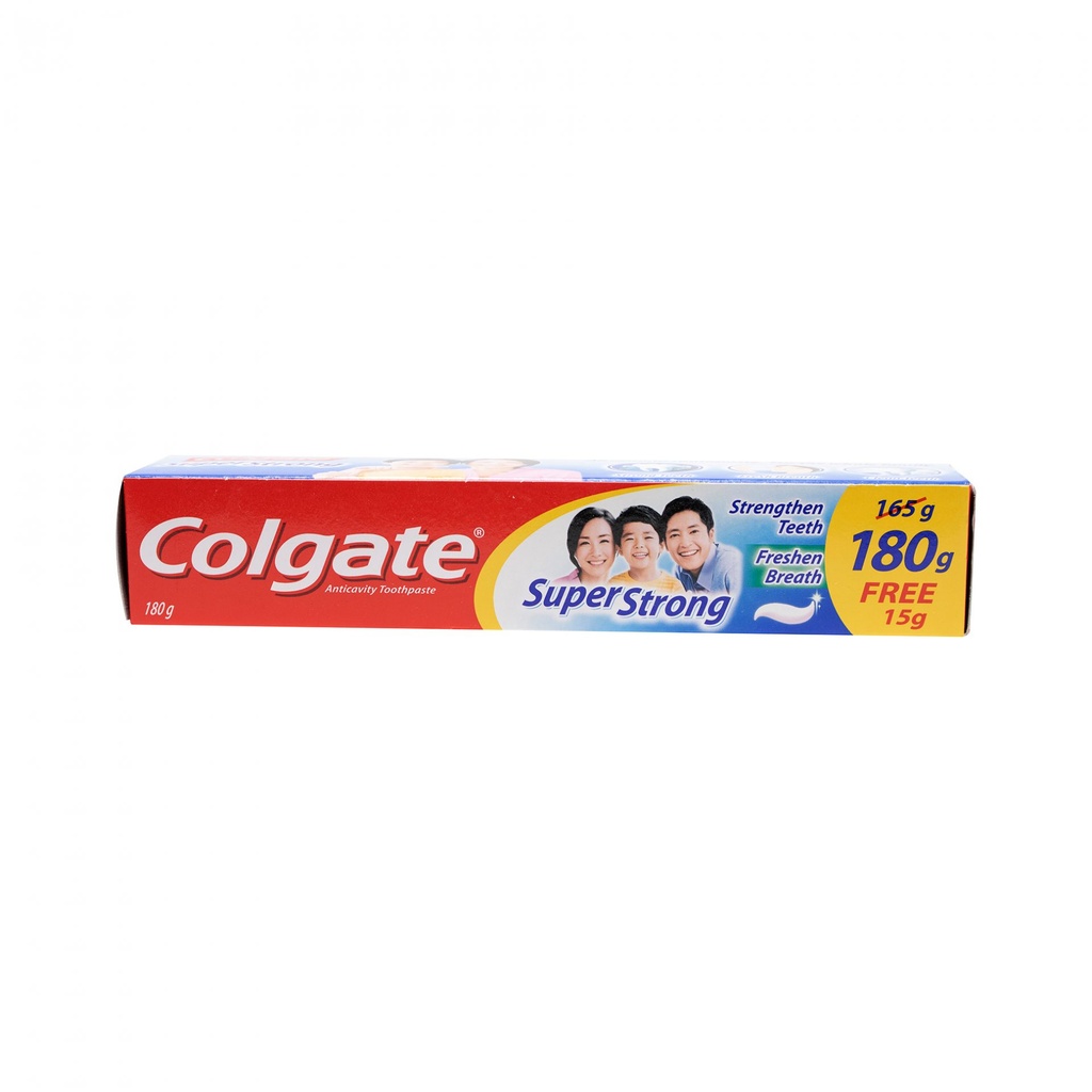 [HMPHYTPCGSS165G] Colgate Toothpaste Super Strong Strength (165g)