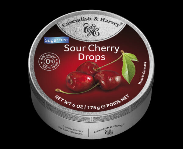 Cavendish & Harvey Sugar Free Candy (175g) (Sour Cherry)