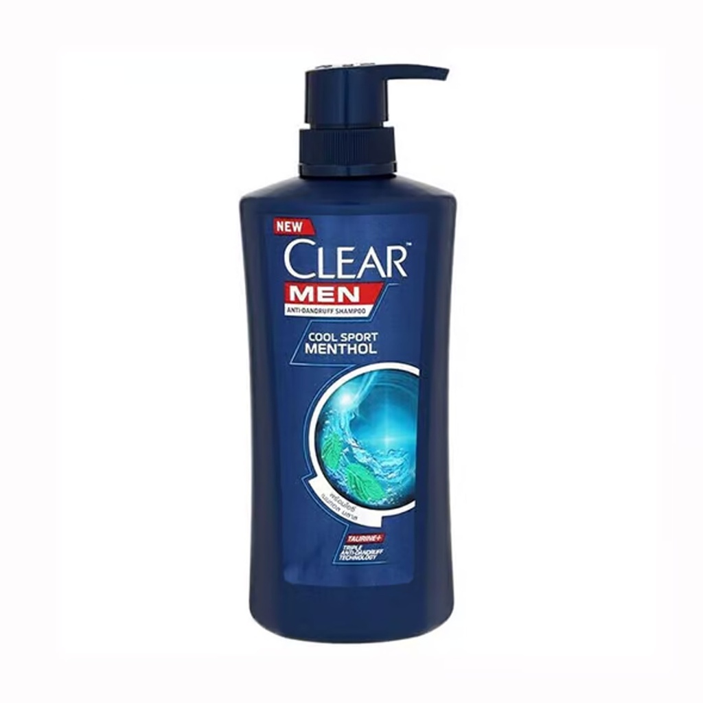 CLEAR Anti Dandruff Cool Sport Menthol Men Shampoo (170ml,340ml,450ml) (450ml)