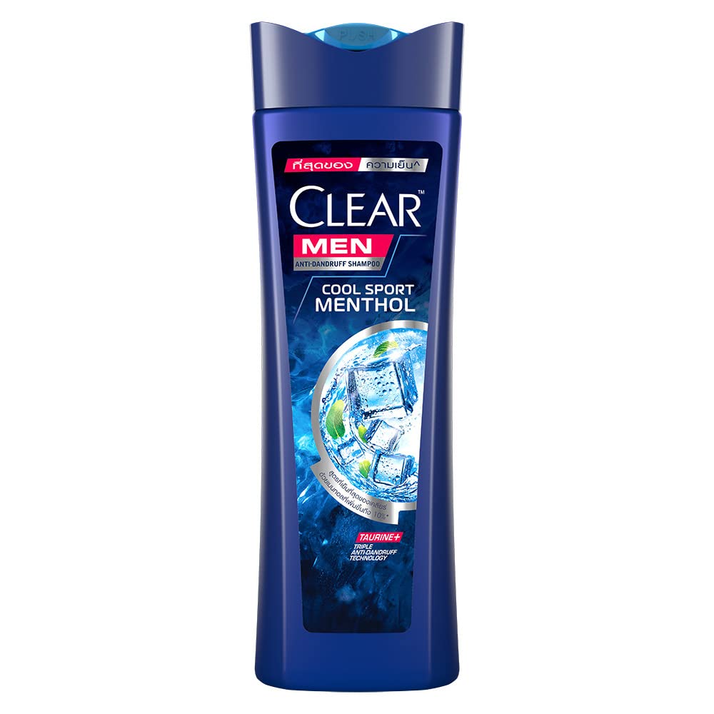 CLEAR Anti Dandruff Cool Sport Menthol Men Shampoo (170ml,340ml,450ml)