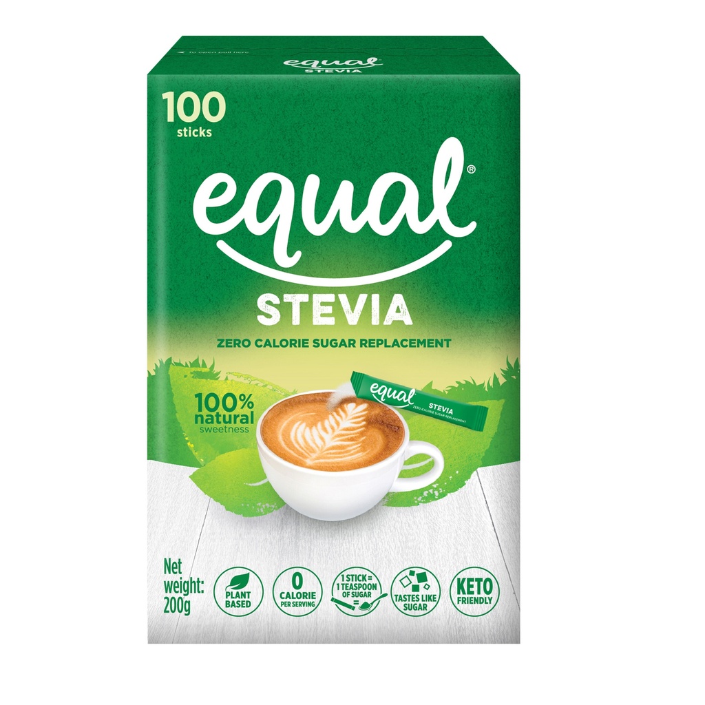 Equal Stevia Sweetener Sticks (80g or 200g) (200g)