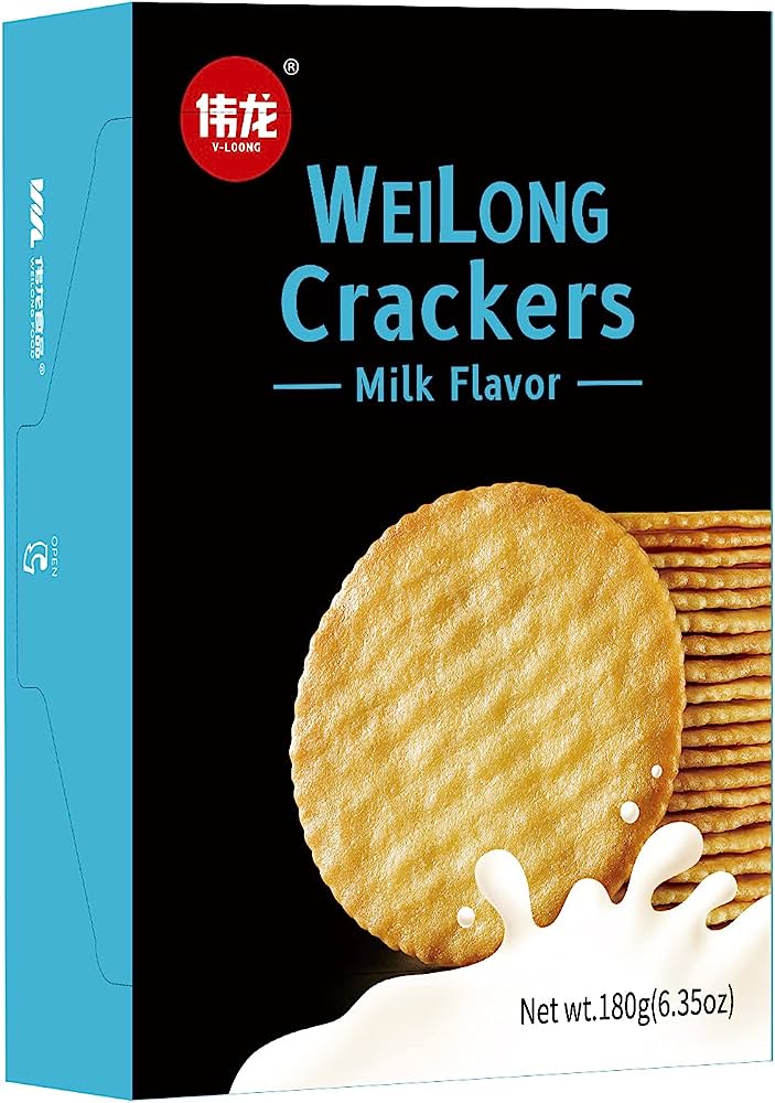 Weilong Milk Flavor Crackers ( 180g )