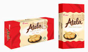 Atela Black Sesame Cracker (150g)