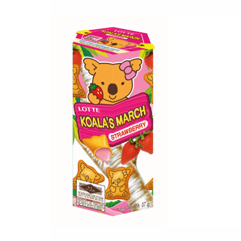 Lotte Koala March  Flavoured Biscuits( 37g) (Strawberry)