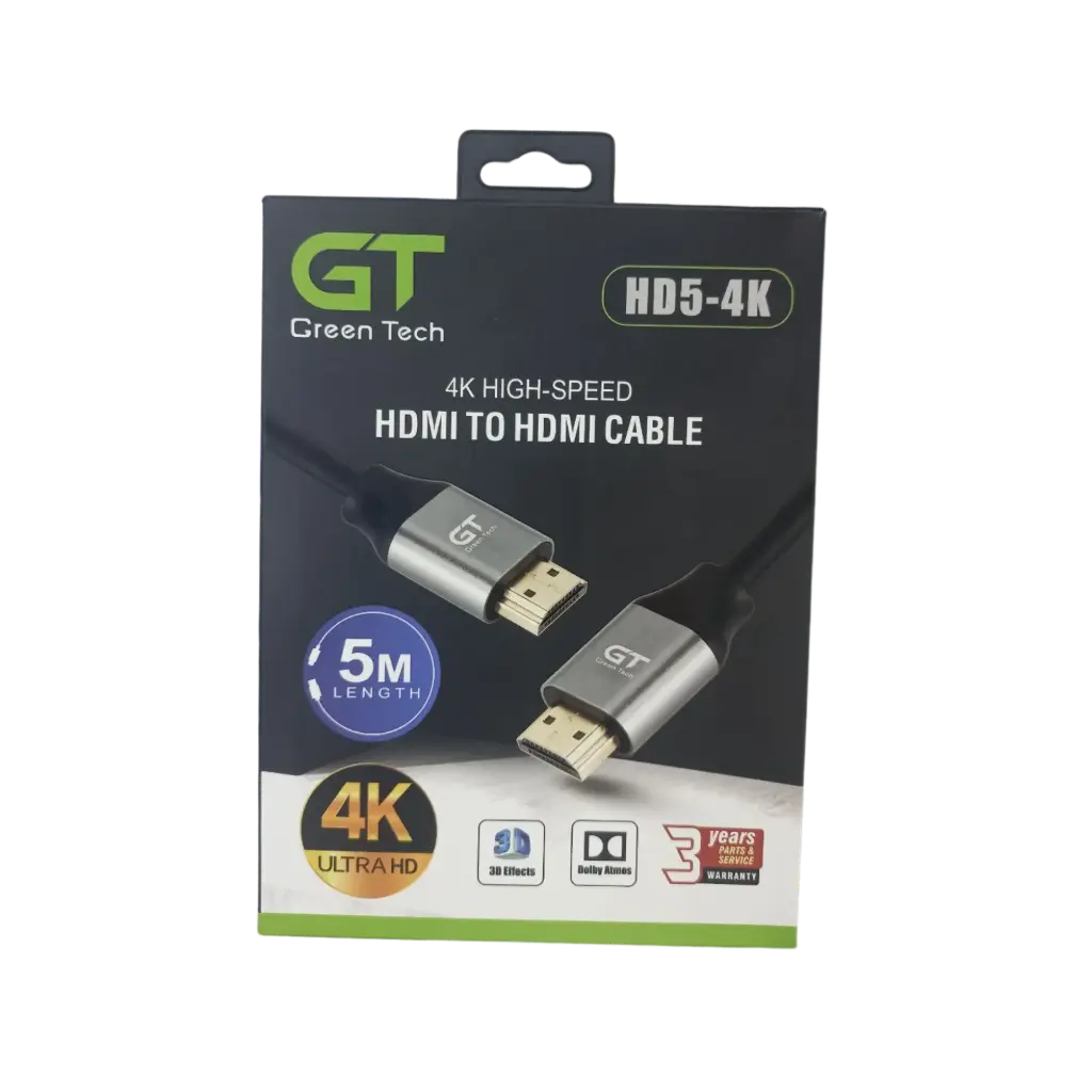  Green Tech GTC-HD5 HDMI Cable 5m 4K