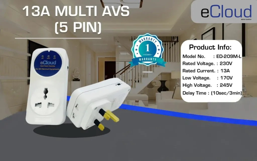 Ecloud 13A Multi AVS(5 Pin)(Safeguard) 
