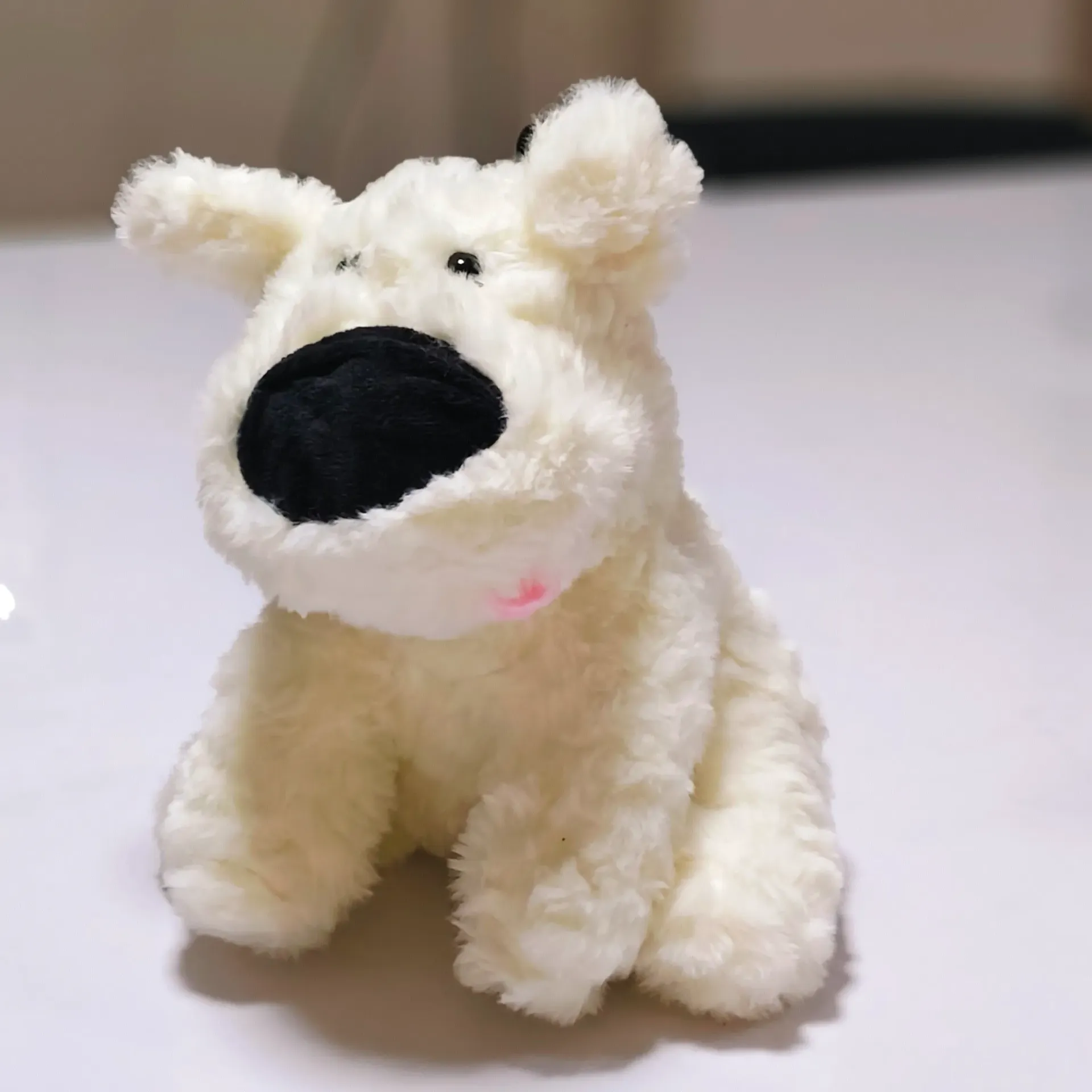 Snowy Tin Tin white puppy dog Toy ( 8.5 x 7.5 inc)