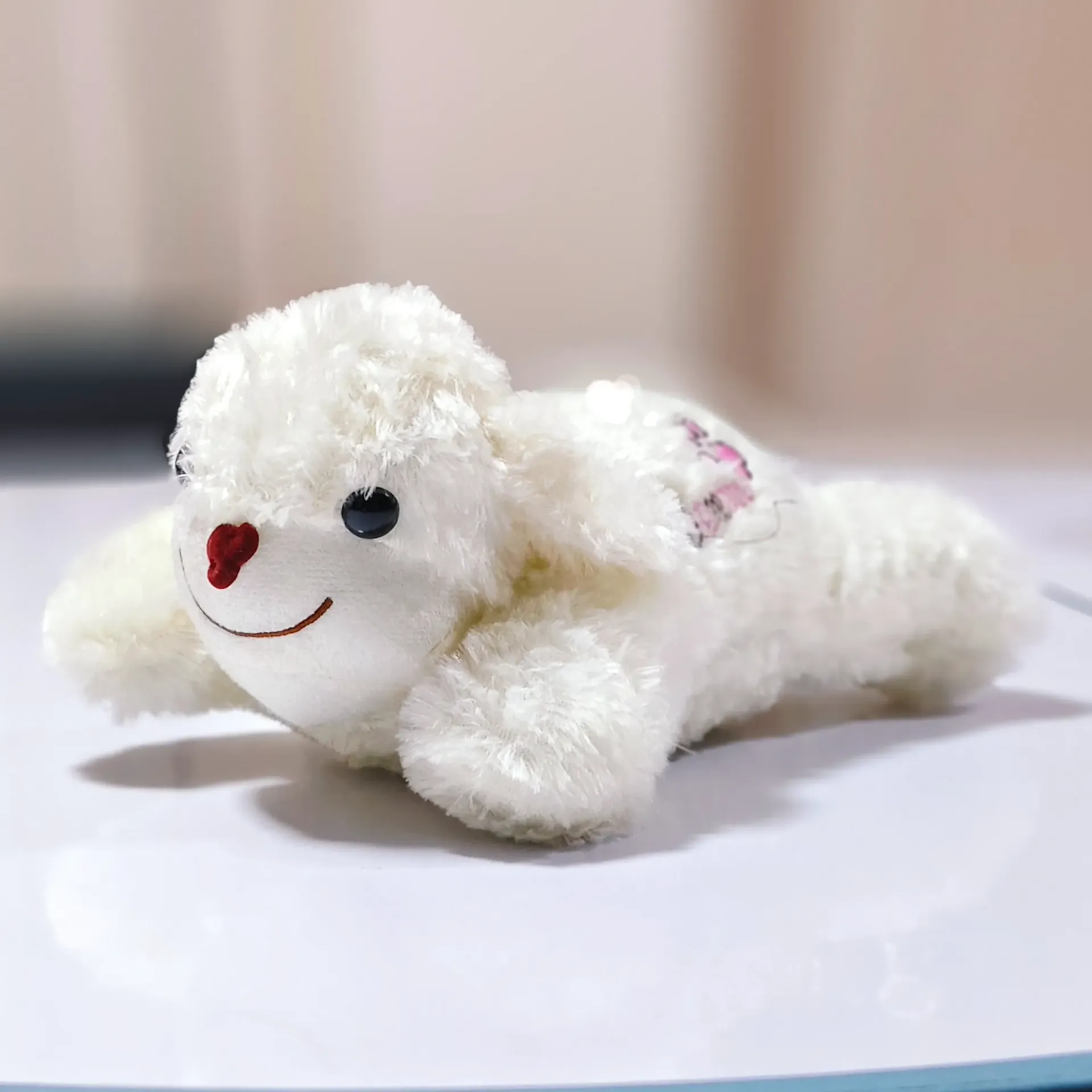 A sewn dog pose Plush Toy for kids ( 11 x 55 inc)