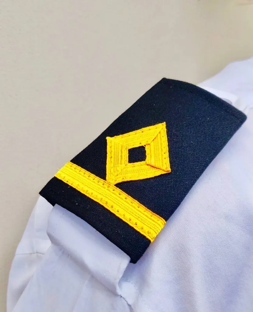 Marine Merchant Navy Epaulettes ( 3rd Officer )