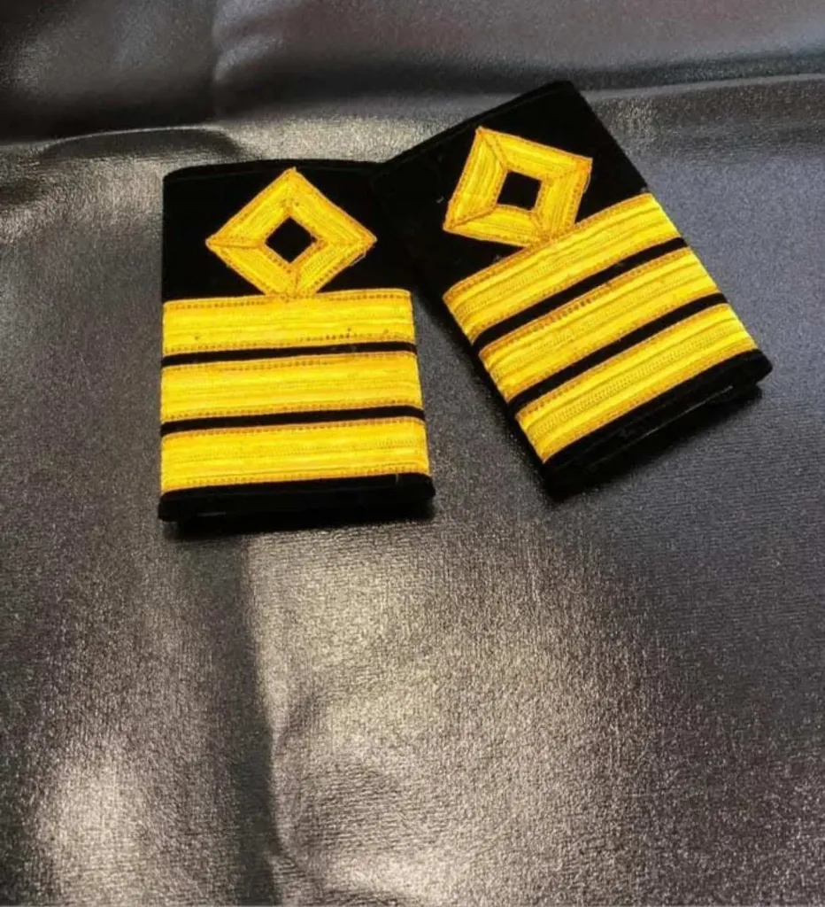 Marine Merchant Navy Epaulettes ( Chief Officer )
