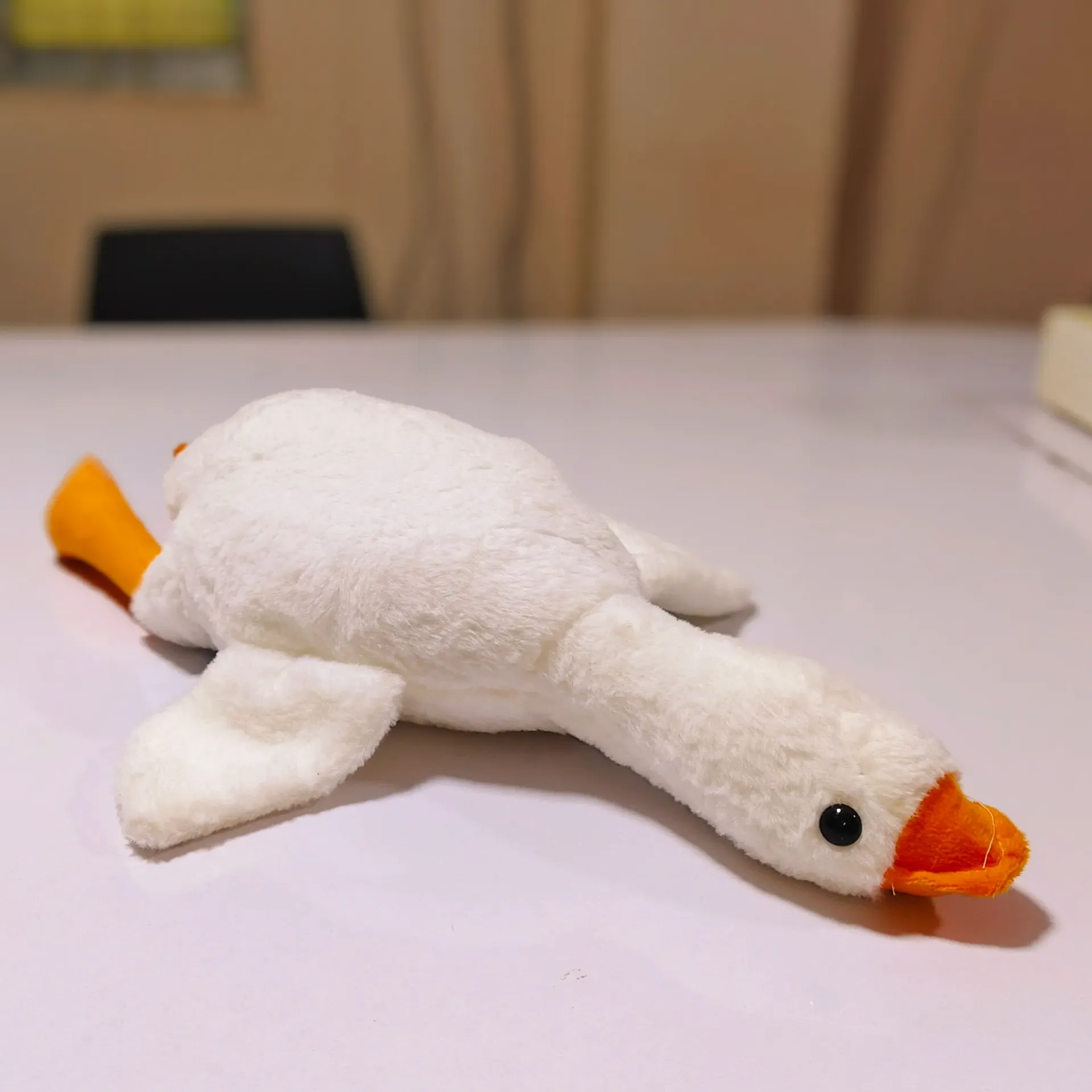 Goose-shaped Hugging Pillow Toy  for kids (18 x 6 inc)