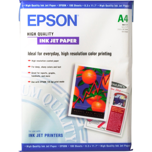 Epson High Quality Inkjet Paper A4