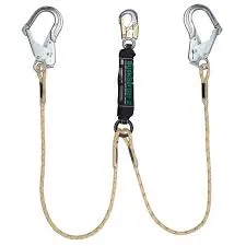 Safe Work Double Rope Lanyard With Absorber