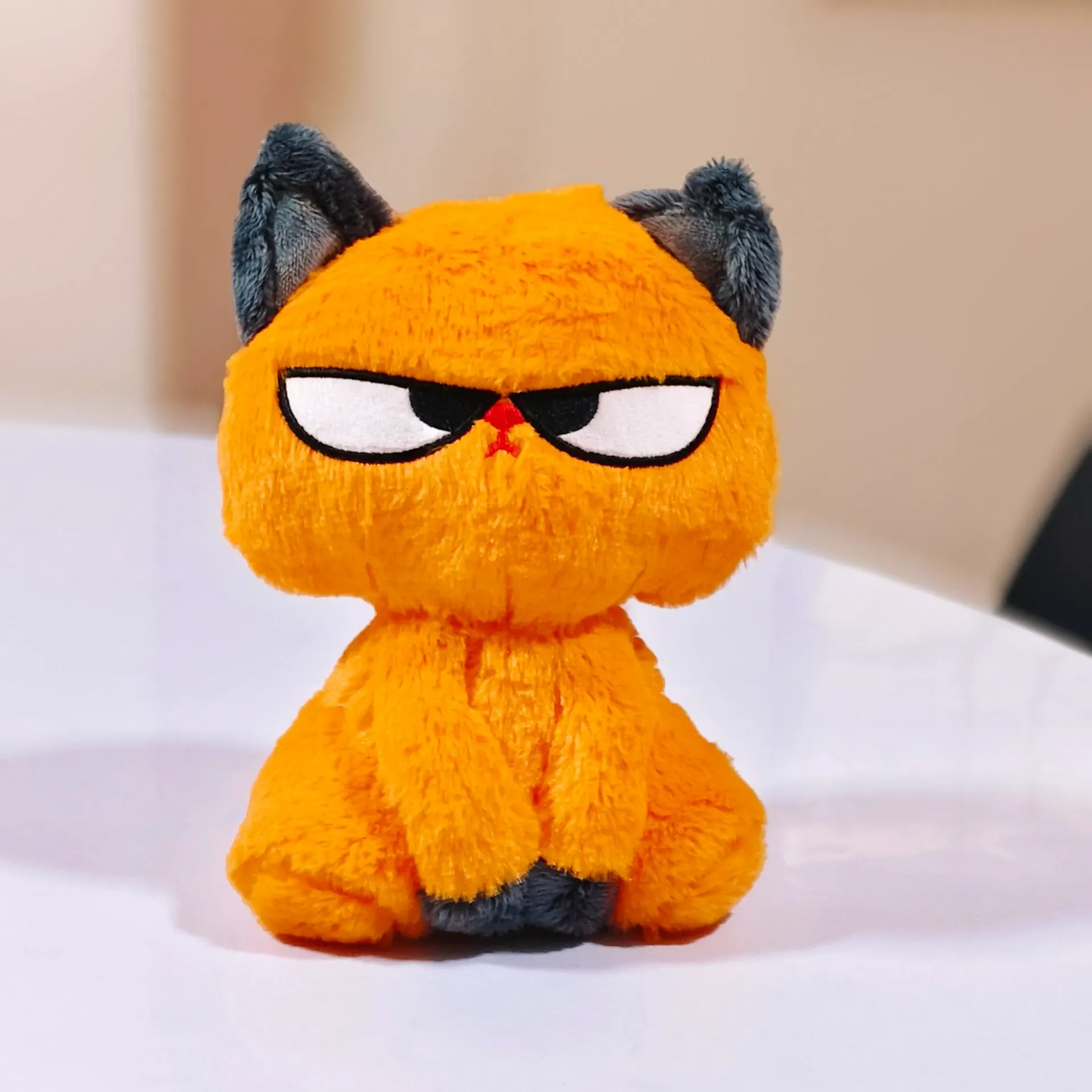 Grumpy Orange Cat Plush Toy for kids 8 inches ( 20 cm )
