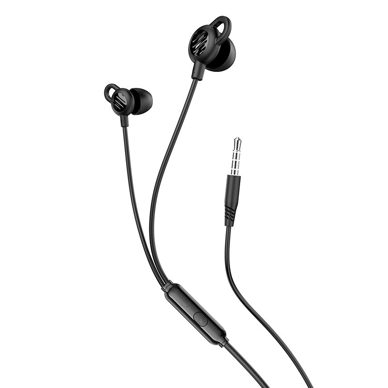 Hoco Wired earphones 3.5mm “M89 Comfortable” with mic