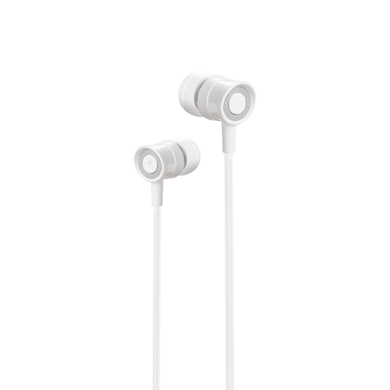 Hoco Wired earphones “M37 Pleasant sound” with microphone (White)