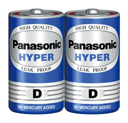 PANASONIC BATTERIES-D-2Pcs