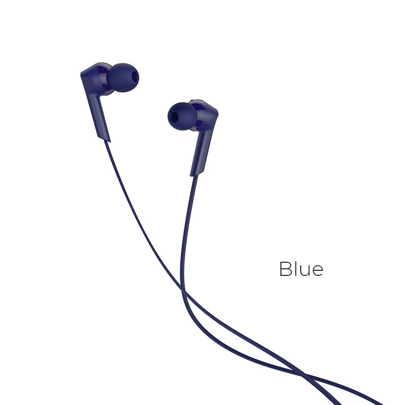 Hoco Wired earphones 3.5mm “M72 Admire” with mic (Blue)