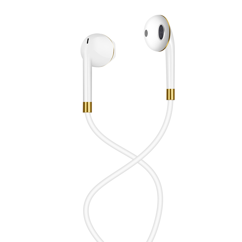 HOCO Wired earphones 3.5mm “M1 Original series” with microphone (White)
