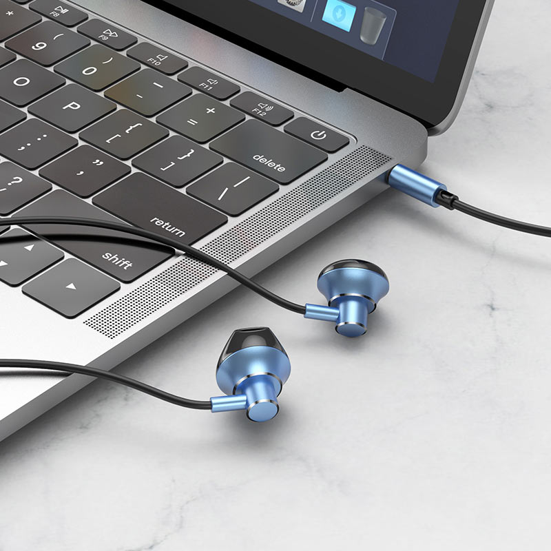HOCO Wired earphones 3.5mm “M75 Belle” with mic