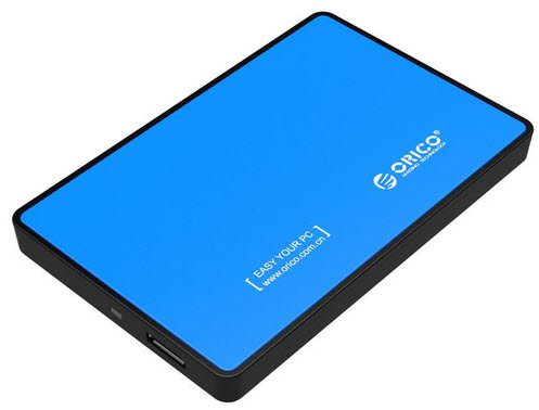 ORICO 2.5-Inch Hard Drive Enclosure (2588US3) (Blue)