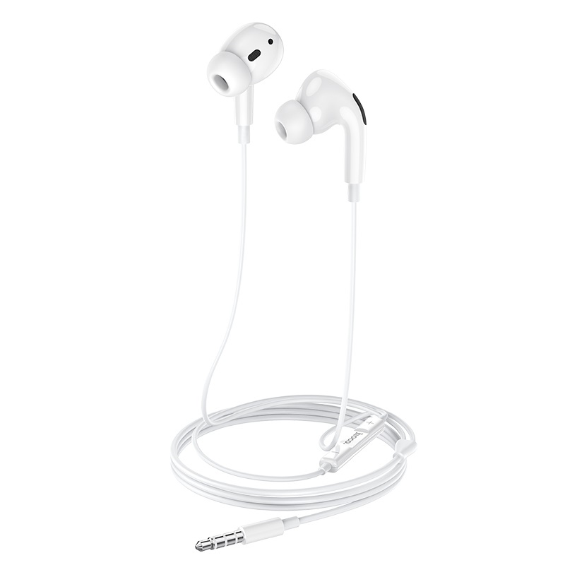 [HMWEHC-M1Pro-3.5-WHT] HOCO Wired Earphones “M1 Pro Original Series” with mic (White)