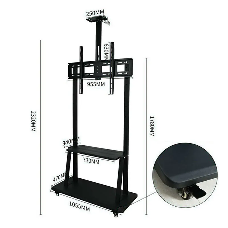 [BSOEMTVEU1800] Euro 1800 Mobile TV Cart ( 32~90 inc)