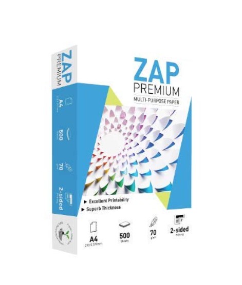 ZAP Premium Copier Paper A4 70gsm