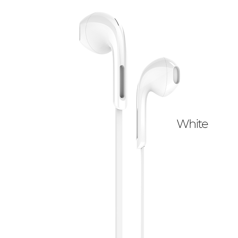 [HMWEHC-M39-WHT] HOCO Wired earphones 3.5mm “M39 Rhyme sound” with microphone (White)