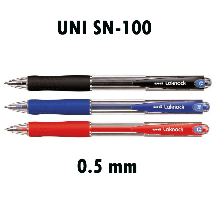 Uni Ball Point Pen SN-100 (0.5 / 0.7 mm) (Blue)