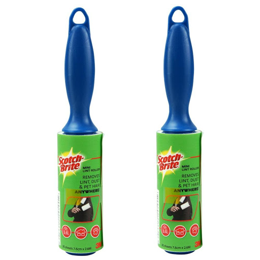 [HMM&A3M-MLR] 3M Scotch Brite Mini Lint Roller Removes Lint,Dust & Pet Hair