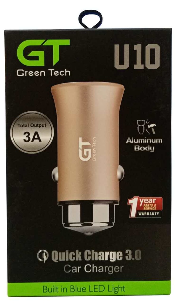 Green Technology GTCC-U10 Car Charger