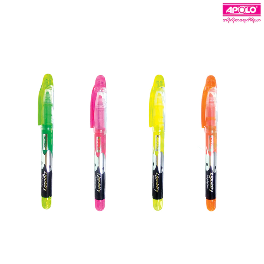 [BSWNCHLAPHLBPA-187GR] Apolo Highlighter Bright Pen A-187 (Green)