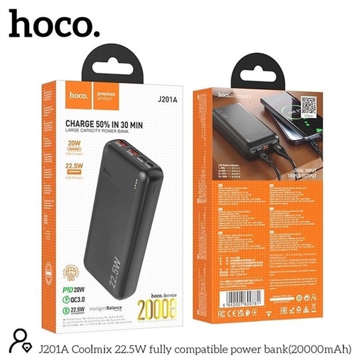 Hoco J201A Power Bank 22.5W , 20000mAh 