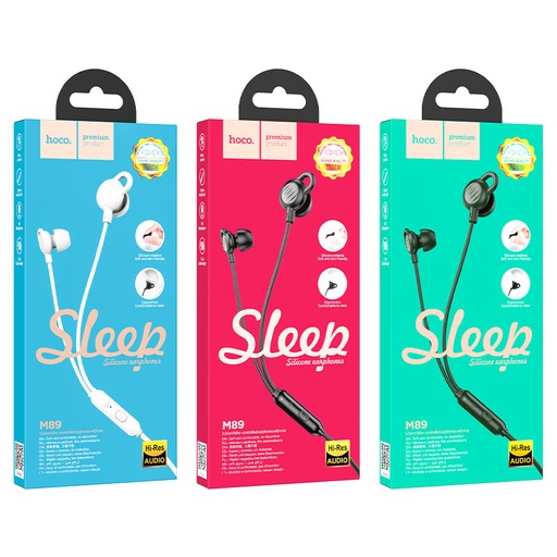 Hoco Wired earphones 3.5mm “M89 Comfortable” with mic