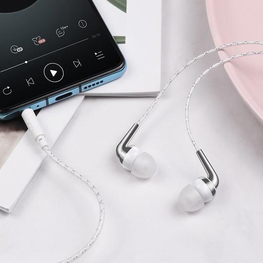HOCO Wired earphones 3.5mm “M71 Inspiring” with mic