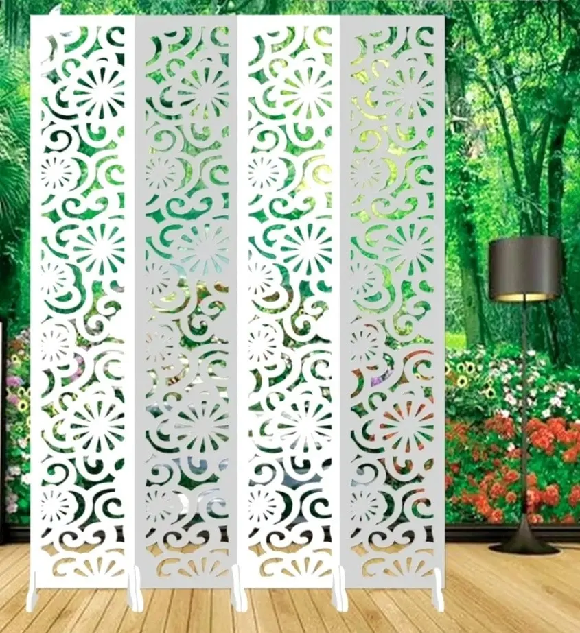 PVC Temporary Partitions ( 4 Fold) | www.burma-store.com