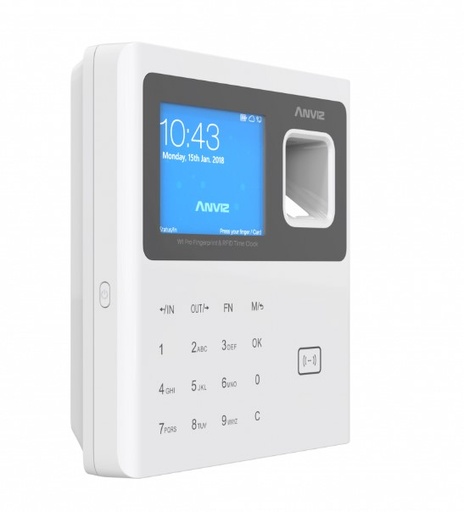 [HMOEFTAMAVW1P] Anviz W1 Pro Fingerprint Time Attendance Machine