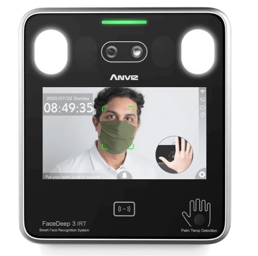 [BSOEFTAMANFD3IRT] ANVIZ FaceDeep 3 IRT Face Time Attendance Machine