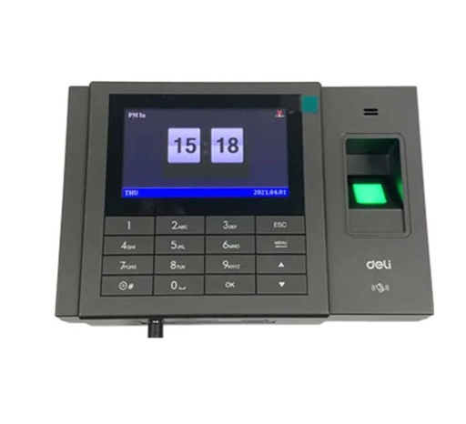 [BSOEFTAMDLE3758] Deli E-3758 Fingerprint Time Attendance Machine
