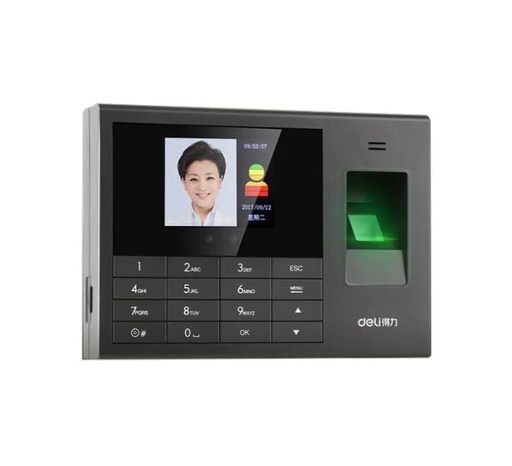 [BSOEFFTAMDLE3765] Deli E-3765 Fingerprint & FaceTime Attendance Machine