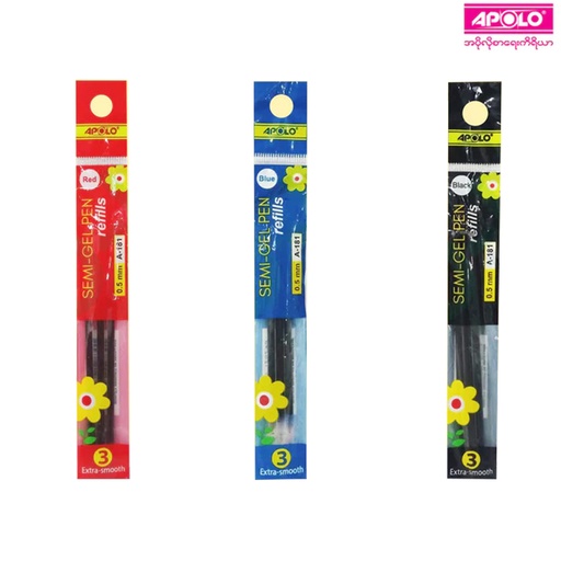 Apolo Semi-Gel Pen Refill
