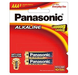 PANASONIC ALKALINE BATTERY -AAA / AA-2PC