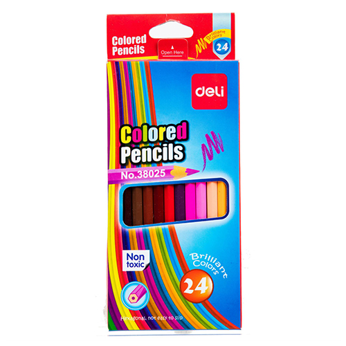 [BSWNCHCPDLE38025] Deli - Hexagonal Colored Pencil E38025